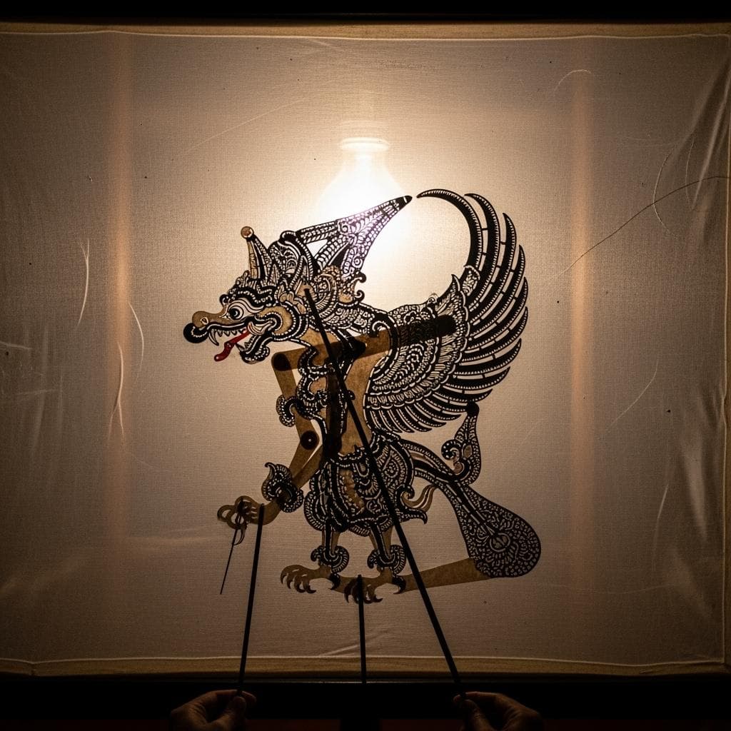 A method of shadow puppet figure modeling and animation